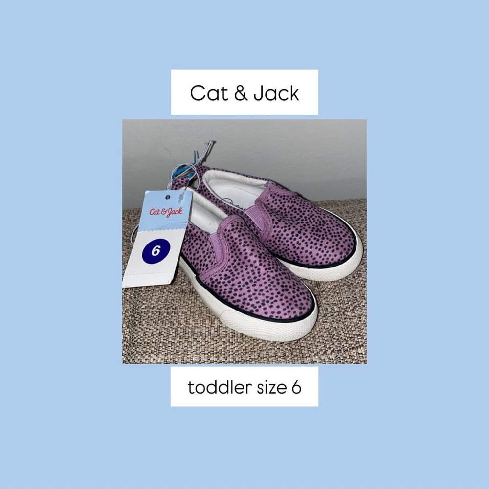 Cat & Jack Pink and Black Kids Sneakers